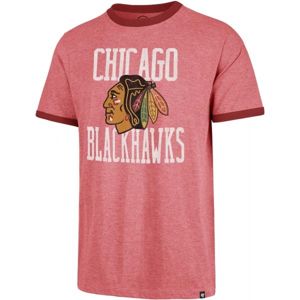 47 NHL CHICAGO BLACKHAWKS BELDIRGE CAPITAL RINGER rózsaszín S - Férfi póló