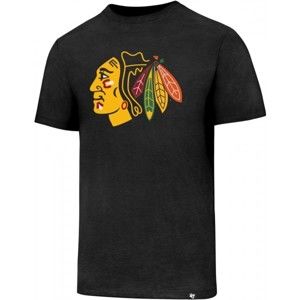 47 NHL CHICAGO BLACKHAWKS CLUB TEE fekete M - Férfi póló