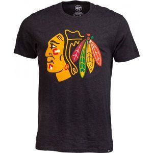47 NHL CHICAGO BLACKHAWKS CLUB TEE Férfi póló, fekete, veľkosť S