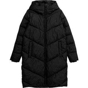 4F DOWN COAT Női kabát, fekete, veľkosť M