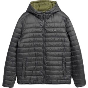 4F DOWN JACKET TWO-SIDED Férfi kabát, khaki, veľkosť XL