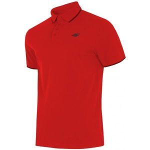4F PÁNSKÉ TRIKO piros XL - Férfi póló