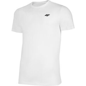 4F MENS T-SHIRT Férfi póló, fehér, méret XL