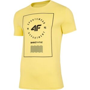 4F MEN'S T-SHIRT Férfi póló, sárga, méret XL