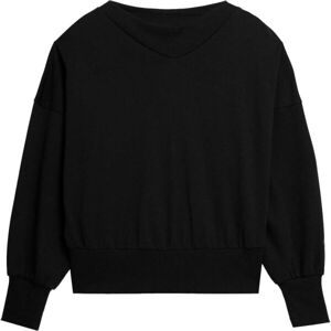 4F SWEATSHIRT W Női pulóver, fekete, méret M