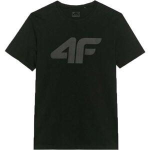 4F T-SHIRT BASIC Férfi póló, fekete, méret