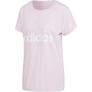adidas ESSENTIALS LINEAR LOOSE TEE rózsaszín L - Női póló