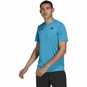 adidas CLUB 3 STRIPES TENNIS T-SHIRT Férfi teniszpóló, kék, veľkosť M