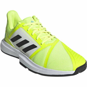 adidas COURTJAM BOUNCE M Férfi teniszcipő, fényvisszaverő neon, méret 45 1/3