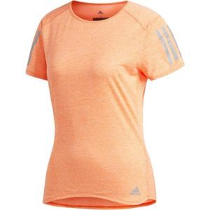 adidas RESPONSE TEE W narancssárga XL - Női póló futáshoz