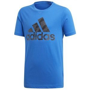 adidas BOS kék 116 - Fiús póló