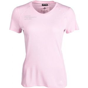adidas FR SN SS TEE W rózsaszín XS - Női póló futáshoz