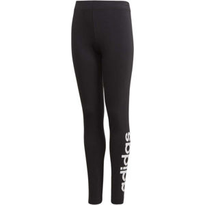 adidas YG E LIN TGHT Lány legging, fekete, veľkosť 140