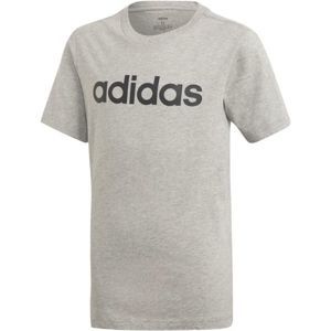 adidas YB E LIN TEE Fiú póló, szürke,fekete, méret