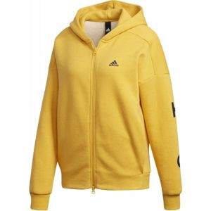 adidas S2S SWT FZHD sárga S - Női pulóver