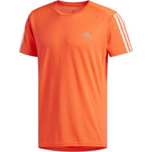 adidas RUN 3S TEE M narancssárga XL - Férfi póló
