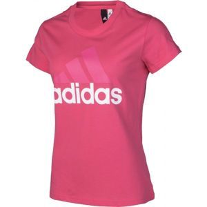 adidas ESSENTIALS LINEAR SLIM TEE rózsaszín S - Női póló