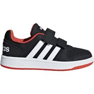 adidas HOOPS 2.0 CMF C Gyerek utcai cipő, fekete,fehér,piros, méret