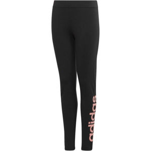 adidas YG E LIN TGHT Lány legging, fekete, veľkosť 116