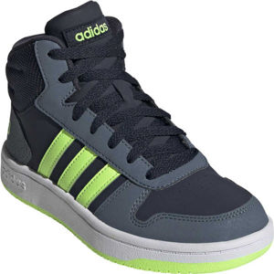 adidas HOOPS MID 2.0 K Gyerek szabadidőcipő, zöld, méret 34