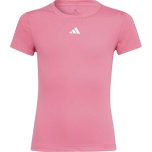 adidas G TF TEE Lány edzőpóló, rózsaszín, méret