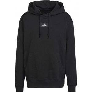 adidas FV HOODY Férfi pulóver, fekete, veľkosť M