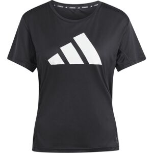 adidas RUN IT TEE Női póló futáshoz, fekete, méret
