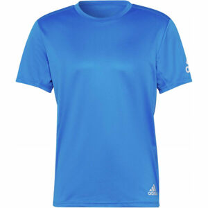 adidas RUN IT TEE Férfi póló futáshoz, kék, veľkosť M