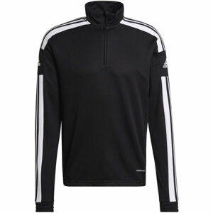 adidas SQUADRA21 TRAINING TOP Férfi pulóver futballra, fekete, méret M
