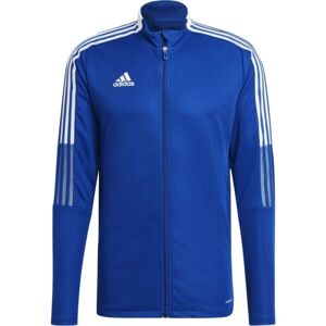 adidas TIRO21 TK JKT Férfi foci pulóver, kék, méret
