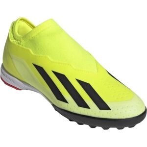 adidas X CRAZYFAST LEAGUE LL TF Férfi turf futballcipő, sárga, méret 45 1/3