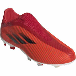 adidas X SPEEDFLOW.3 LL FG J Gyerek futballcipő, piros, méret 30