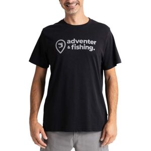 ADVENTER & FISHING Férfi póló Férfi póló, fekete, méret M