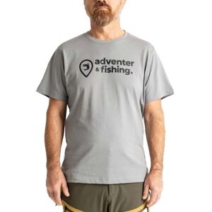 ADVENTER & FISHING Férfi póló Férfi póló, szürke, méret S