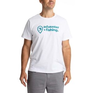 ADVENTER & FISHING Férfi póló Férfi póló, fehér, méret XL