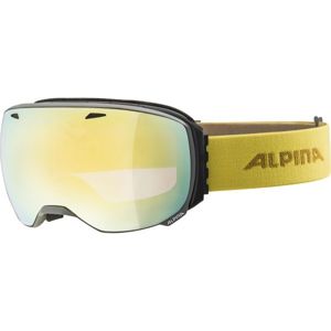 Alpina Sports BIG HORN HM Uniszex síszemüveg, sárga, veľkosť os
