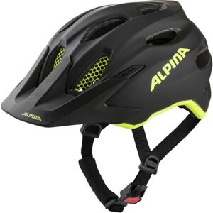 Alpina Sports CARAPAX JR FLASH Gyerek kerékpáros sisak, fekete, méret (51 - 56)