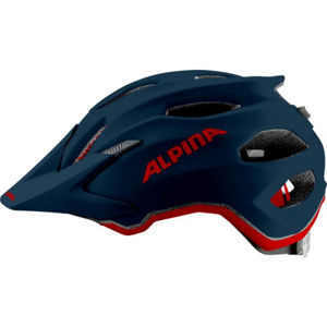 Alpina Sports CARAPAX JR Kerékpáros sisak, sötétkék, méret (51 - 56)