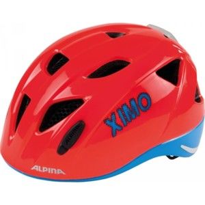 Alpina Sports XIMO FLASH B piros (49 - 54) - Gyerek kerékpáros sisak