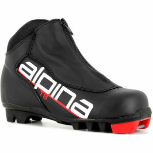 Alpina T8 JR Junior sífutó cipő klasszikus stílushoz, fekete, méret 38