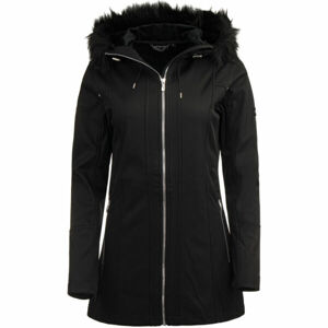 ALPINE PRO BLYTHA Női softshell kabát, fekete, méret