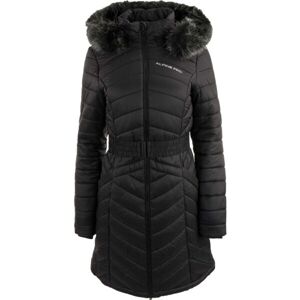 ALPINE PRO CALANA Női kabát, fekete, méret M