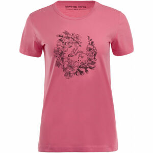 ALPINE PRO FALLONA Női póló, rózsaszín, veľkosť XS