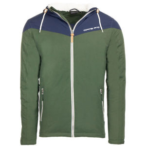 ALPINE PRO FREYR Férfi kabát, zöld, veľkosť XL