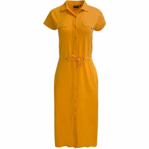 ALPINE PRO MELIFA Női ruha, sárga, méret XL