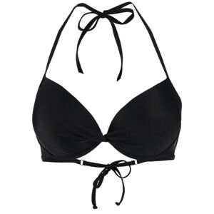 AQUOS TALISA Push-up bikini felső, fekete, veľkosť XL