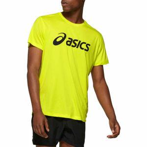 Asics SILVER ASICS TOP Férfi póló futáshoz, fényvisszaverő neon, méret M