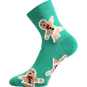 Boma PATTE 022 zöld 35/38 - Karácsonyi zokni
