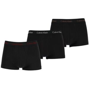 Calvin Klein 3 PACK LO RISE TRUNK Férfi boxeralsó, fekete, veľkosť M