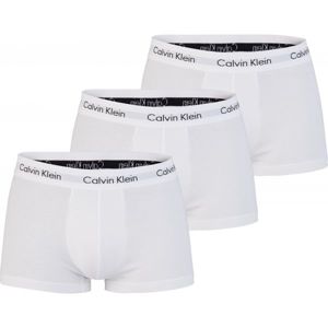 Calvin Klein 3 PACK LO RISE TRUNK fehér S - Férfi boxeralsó
